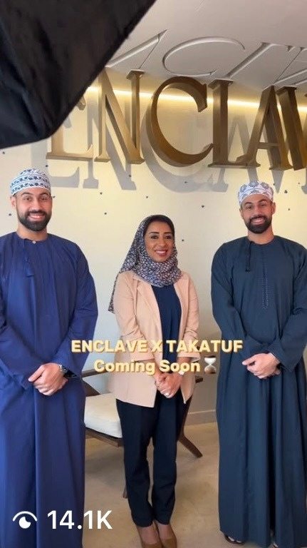 Creators visiting the Takatuf Gulf Exhibition