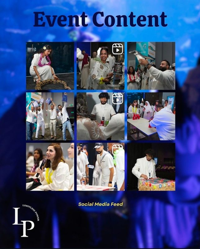 Oman Aquarium x Snappix: event content that keeps working